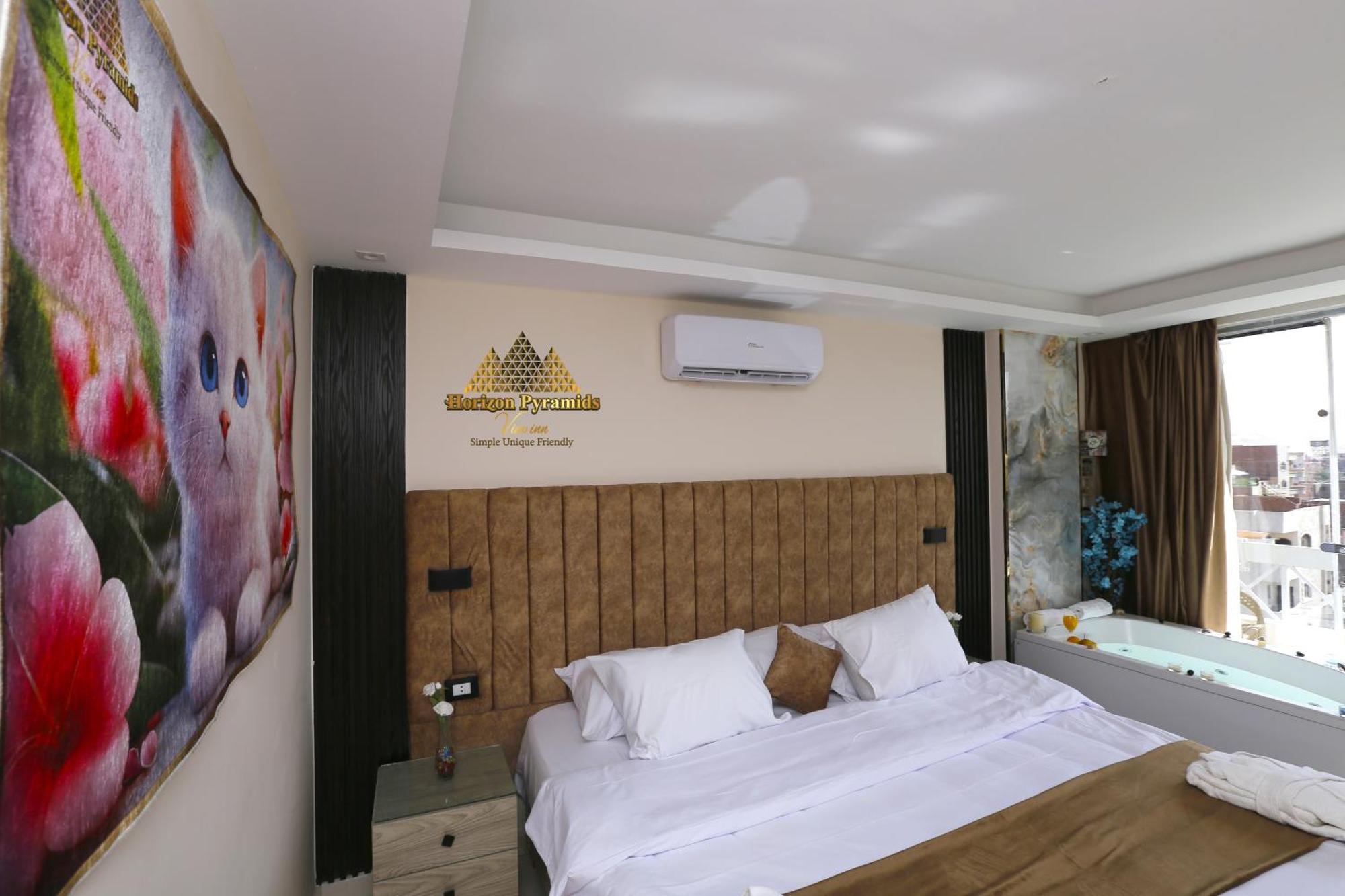 Horizon Pyramids View Inn Kafrat al Jabal Exterior foto