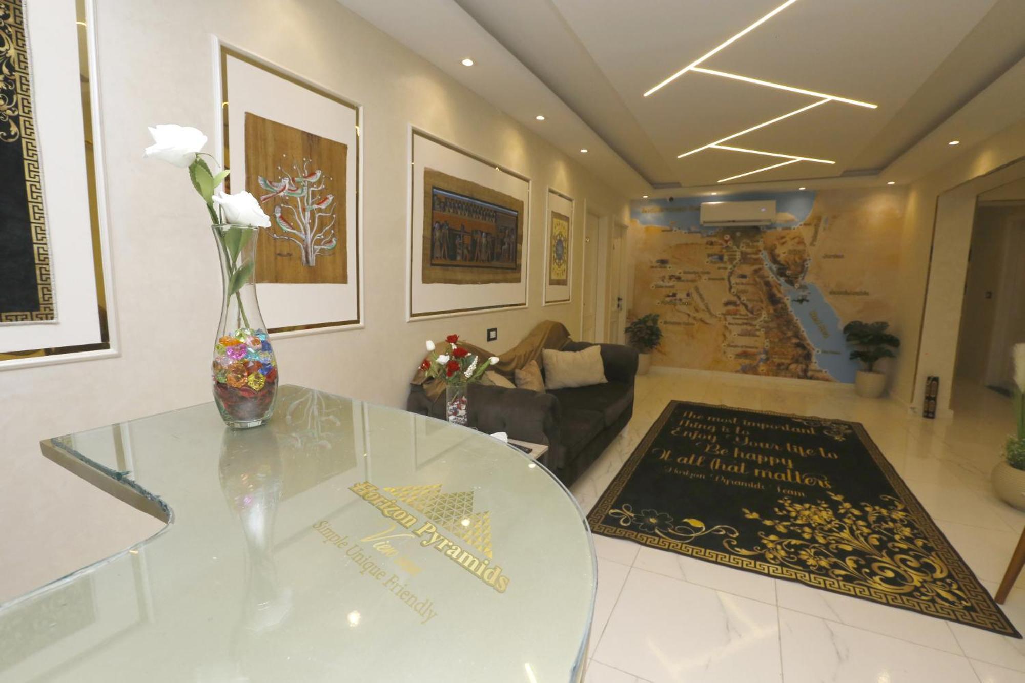 Horizon Pyramids View Inn Kafrat al Jabal Exterior foto