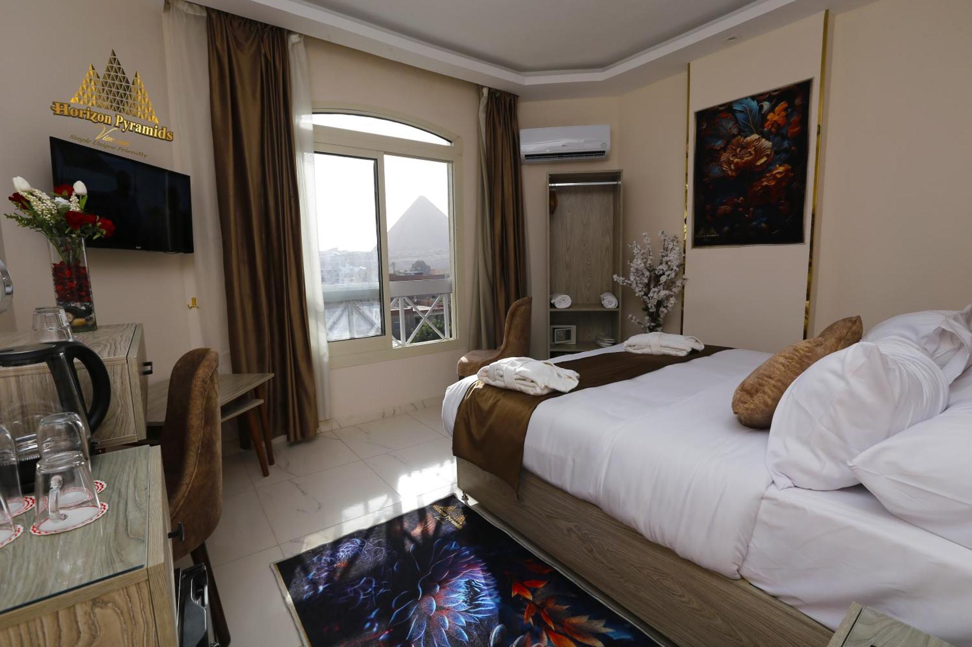 Horizon Pyramids View Inn Kafrat al Jabal Exterior foto