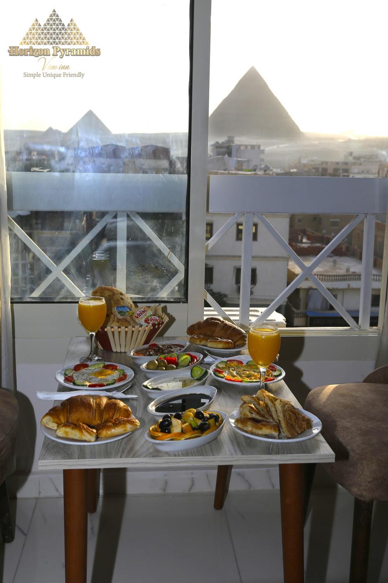 Horizon Pyramids View Inn Kafrat al Jabal Exterior foto