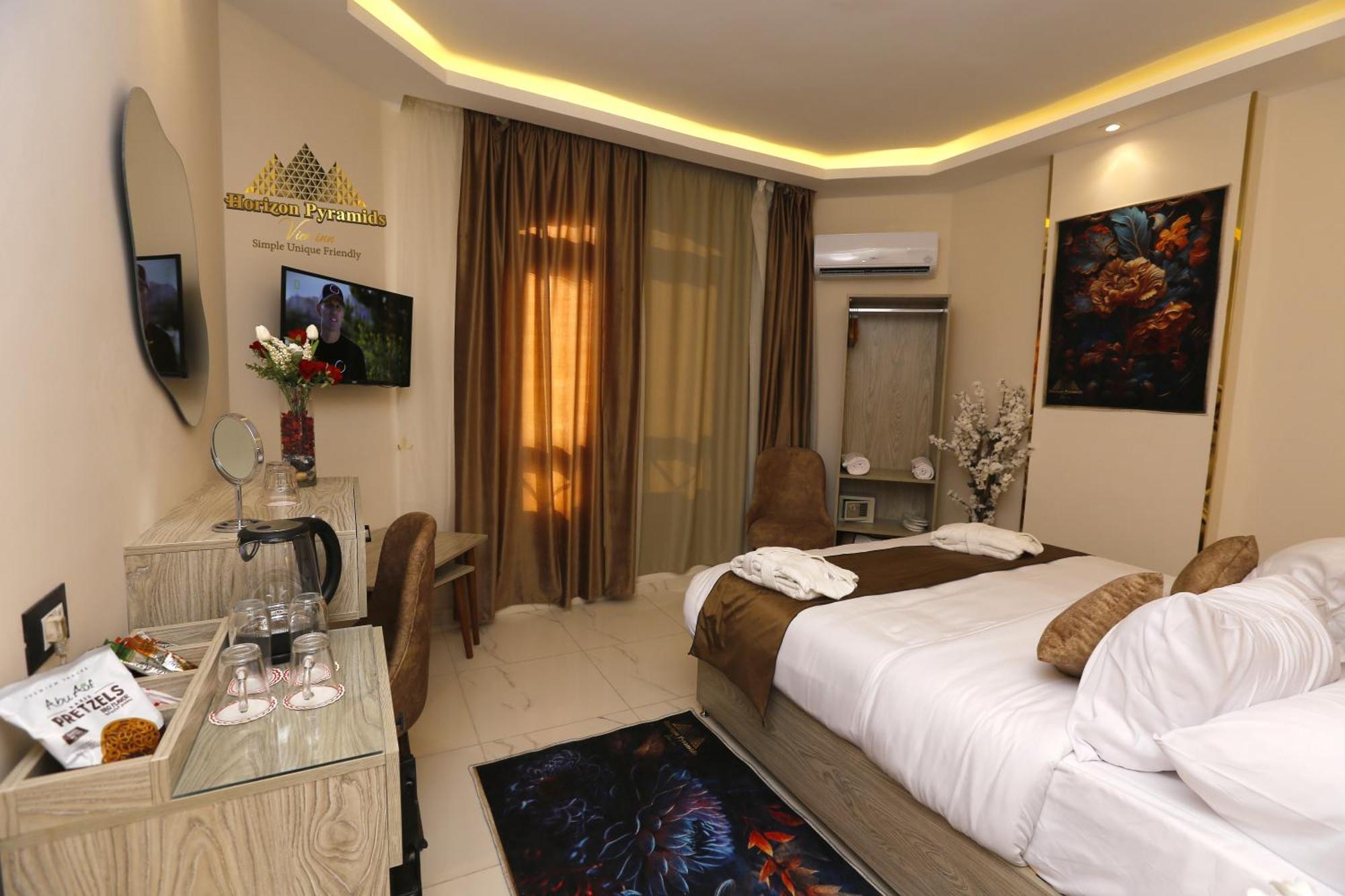 Horizon Pyramids View Inn Kafrat al Jabal Exterior foto