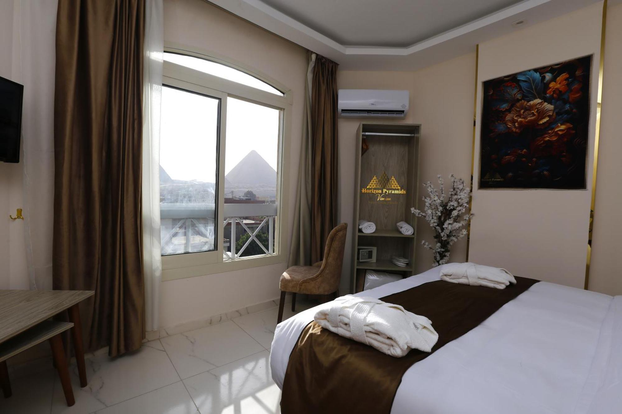 Horizon Pyramids View Inn Kafrat al Jabal Exterior foto