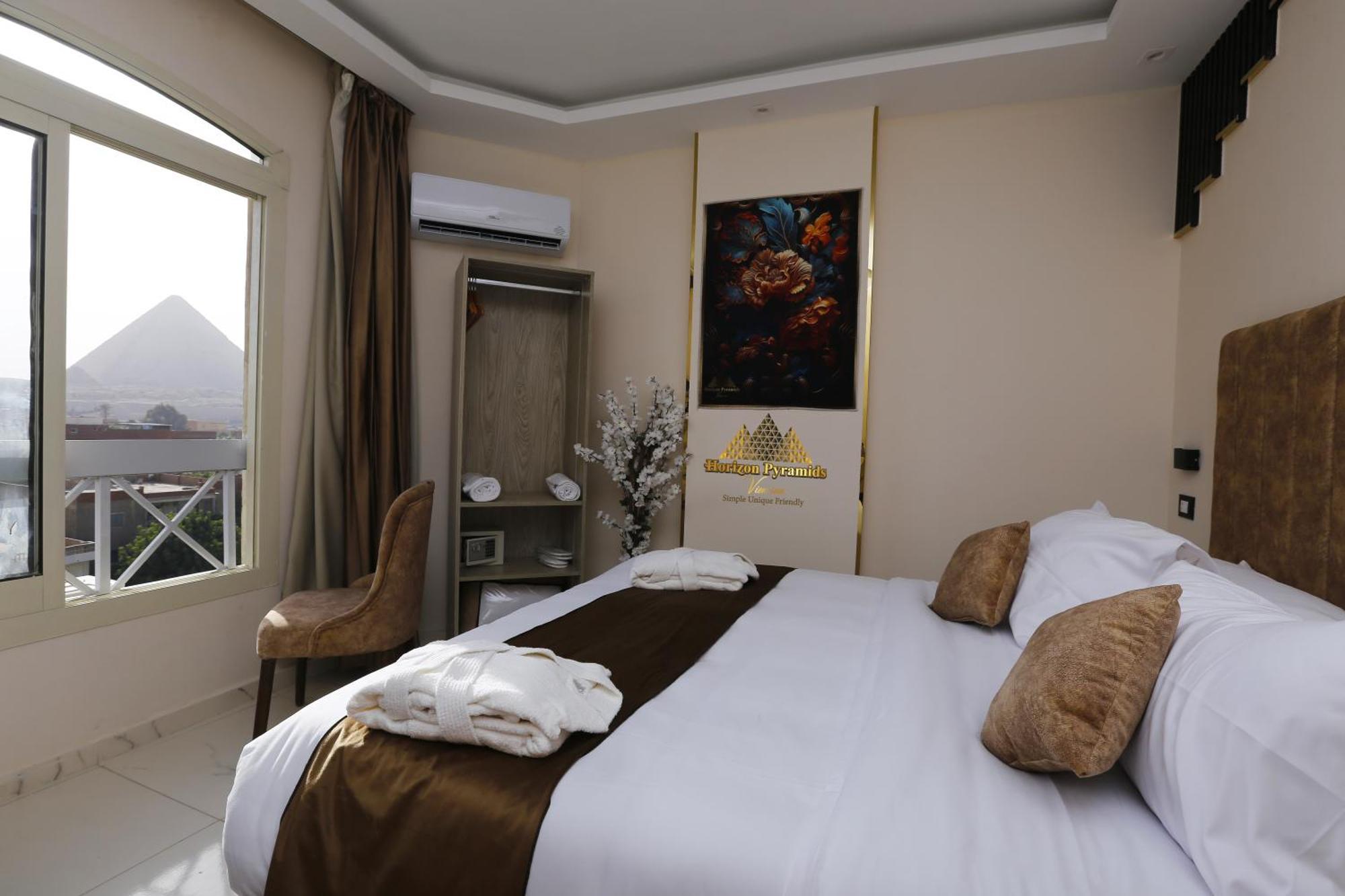 Horizon Pyramids View Inn Kafrat al Jabal Exterior foto