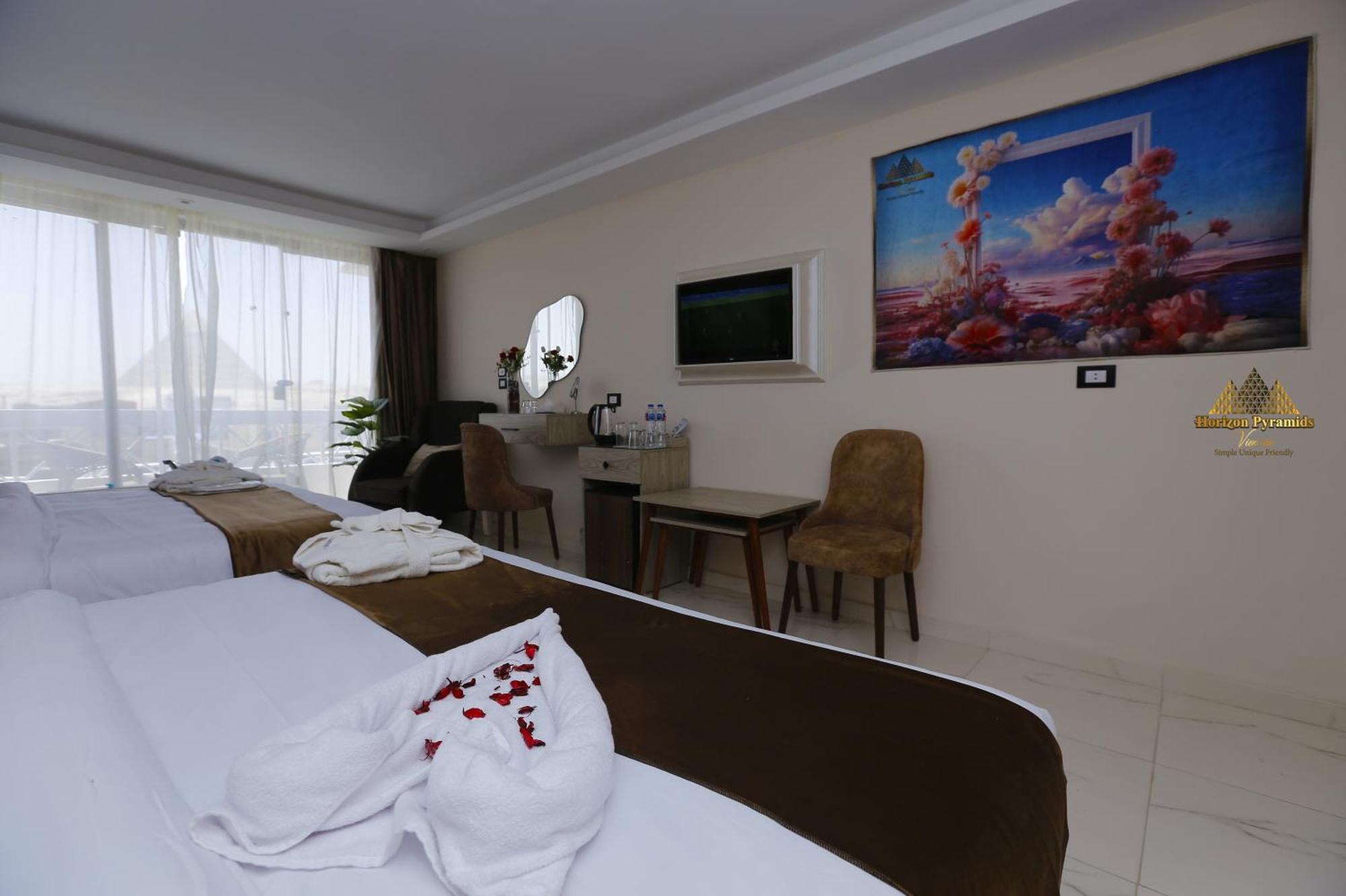 Horizon Pyramids View Inn Kafrat al Jabal Exterior foto