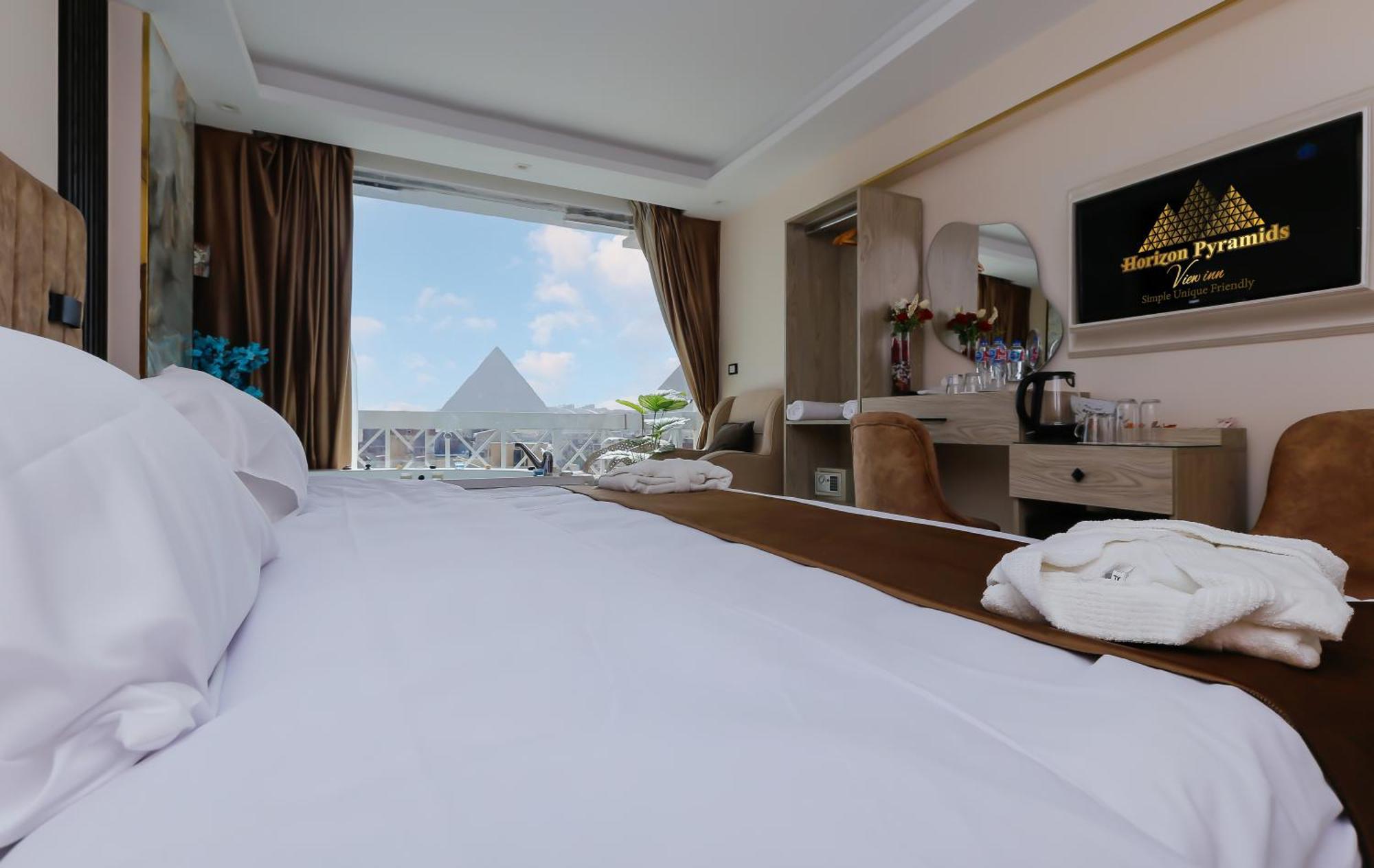 Horizon Pyramids View Inn Kafrat al Jabal Exterior foto