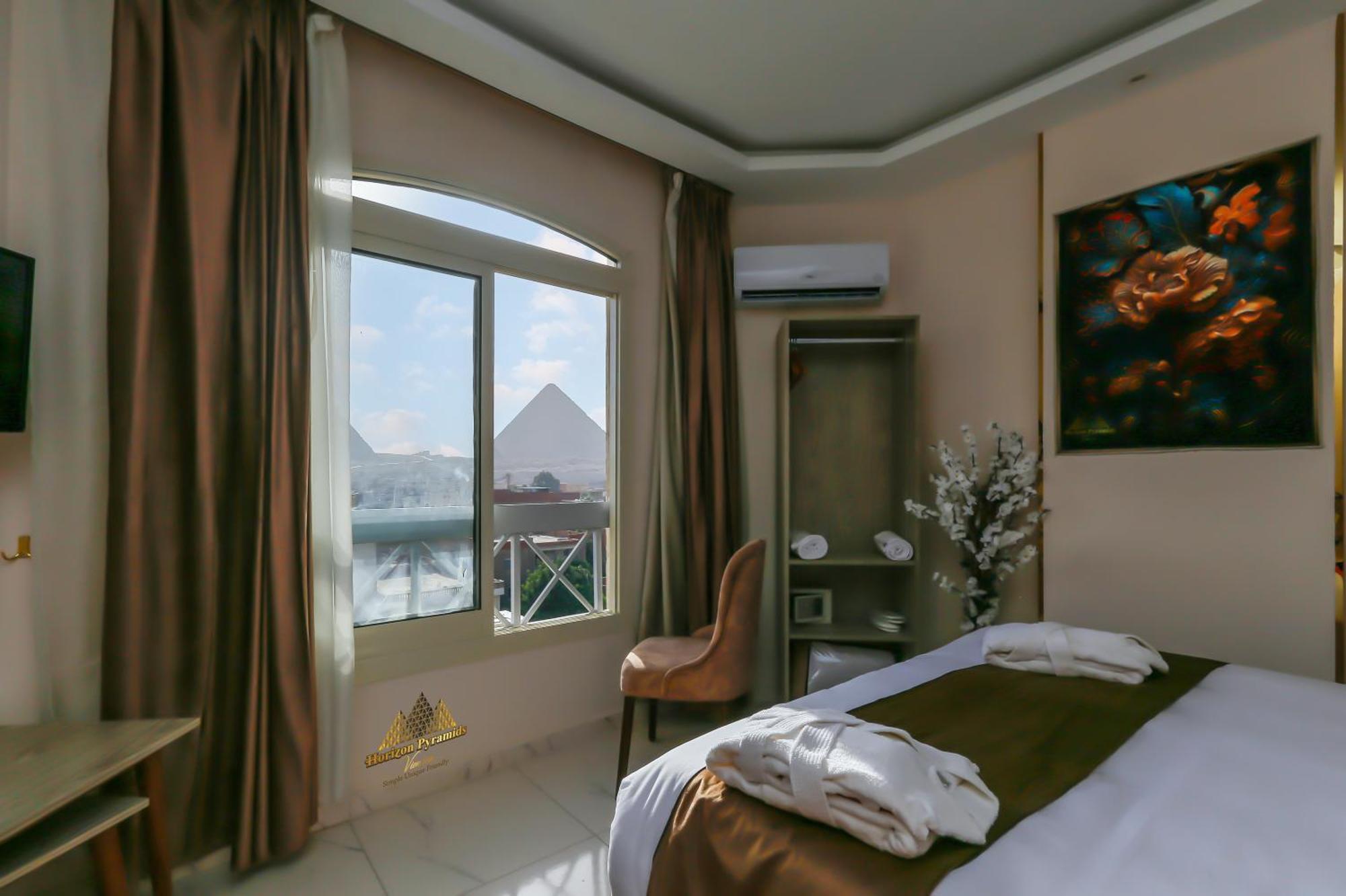 Horizon Pyramids View Inn Kafrat al Jabal Exterior foto