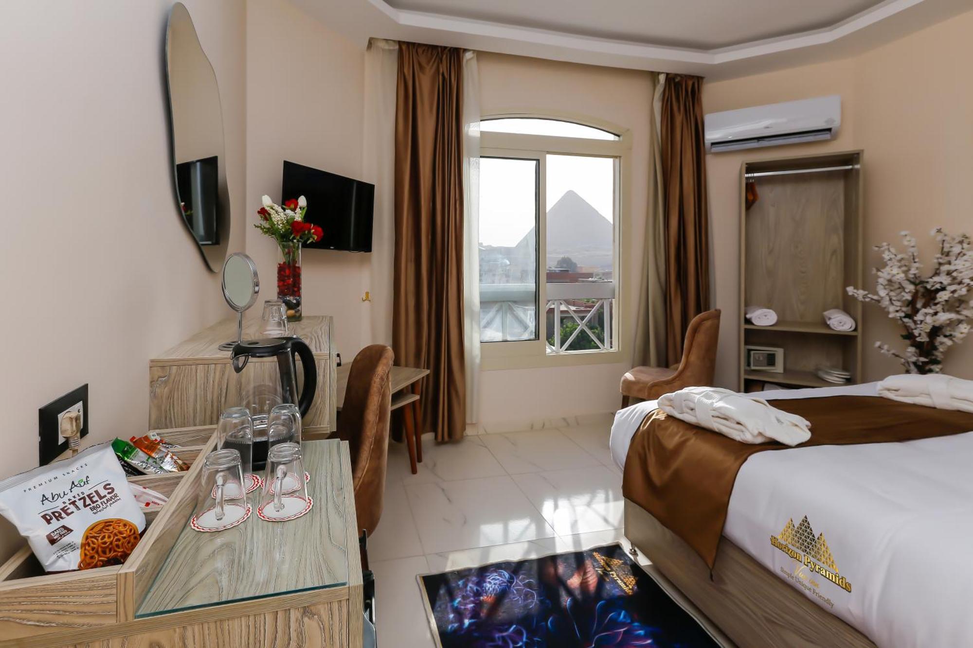 Horizon Pyramids View Inn Kafrat al Jabal Exterior foto