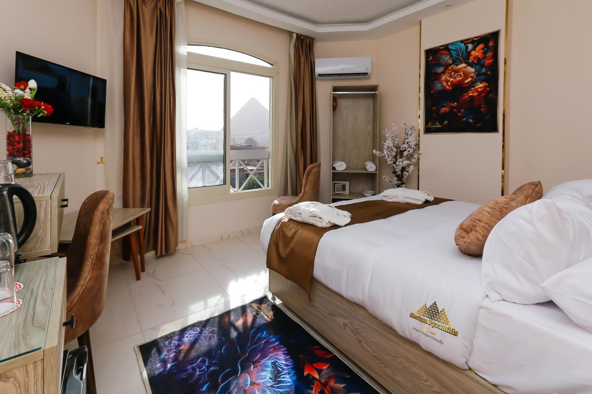 Horizon Pyramids View Inn Kafrat al Jabal Exterior foto
